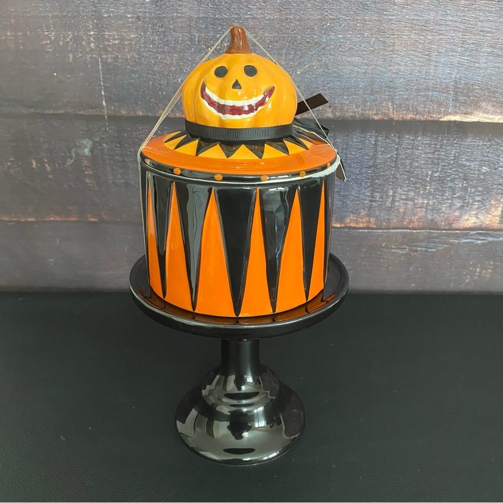 Sweet Street Halloween Pumpkin Canister